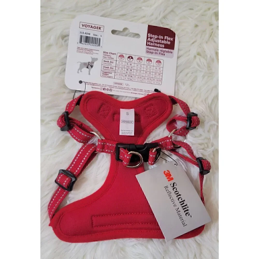 Voyager Adjustable Step In Pet Harness Sz S (13-17 lbs) New